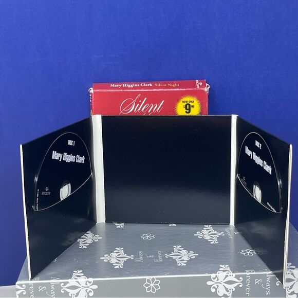 1995 Audio Book CD 2 Disk Silent Night Novel by Mary Higgins Clark - Picture 4 of 8